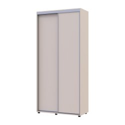 Cupboard Doros Sigma Slim Cashmere 2 chipboard 100x45x214.4 (42005444)